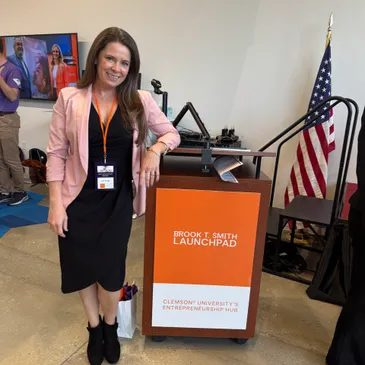 Dr. Lori Trudell at Clemson's Brook T. Smith Launchpad